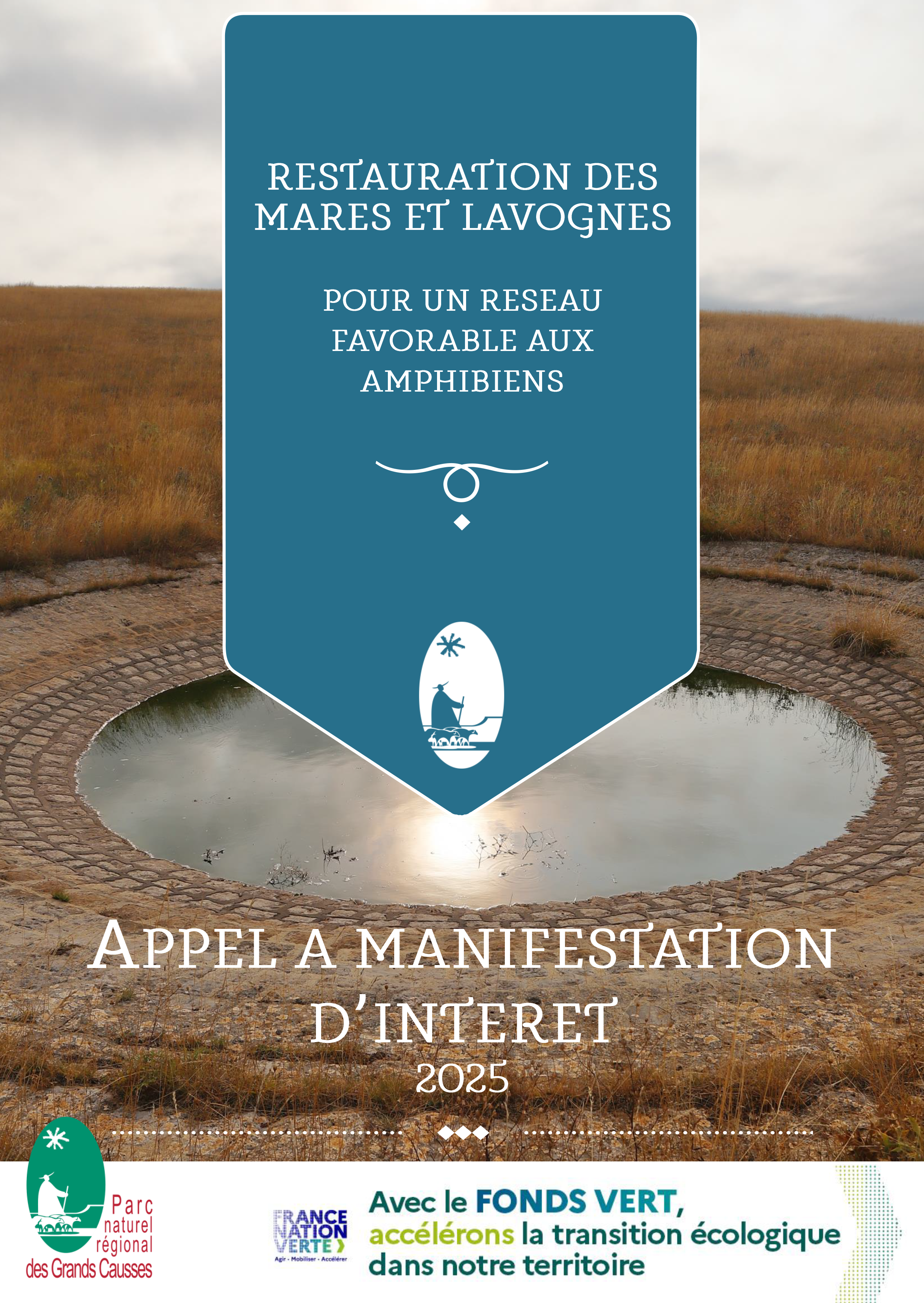 Lancement de l’Appel à Manifestation d’Intérêt – Restauration de mares et lavognes sur le territoire du Parc naturel régional des Grands Causses