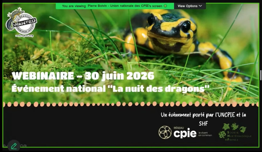 Webinaire de lancement de l’évènement 